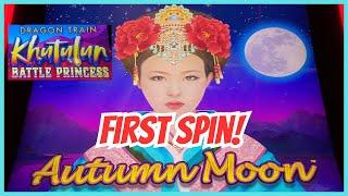 First Spin BonusDragon Link Autumn Moon and Dragon Train Slots in Vegas