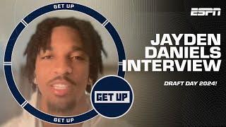 Jayden Daniels put on the spot over No. 2 pick draft day agenda & more  Get Up