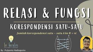 Relasi & Fungsi 5 - Korespondensi satu-satu Rumus Korespodensi Satu-satu - Matematika SMP