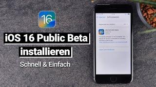 iOS 16 Public Beta installieren auf iPhone & iPad Schnell & Einfach Deutsch