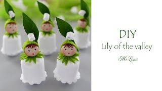  КУКОЛКА ЛАНДЫШ ИЗ ФЕТРА  Lily of the valley doll 