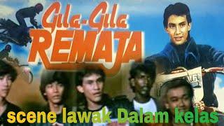 scene lawak filem Gila gila remaja-Dalam kelas