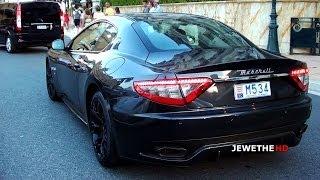 Maserati GranTurismos RUMBLING Around Monaco Lovely Sounds 1080p Full HD