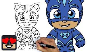 How To Draw Catboy  PJ Masks