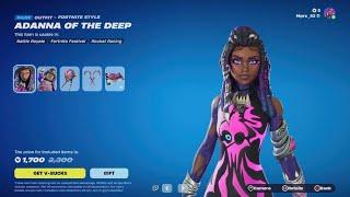 Fortnite item shop New Adanna of the Deep bundle