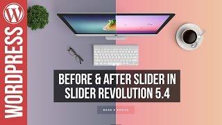 Slider Revolution 5 NEW Before & After Slider Tutorial