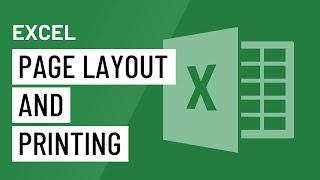 Excel Page Layout and Printing