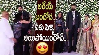 Actress Ramya Krishna Lovely Visuals @Jayasudha Son Nihar Wedding Reception - Telugu Tonic