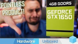 Nvidia GeForce GTX 1650 Review Horrible Value $150 Graphics Card