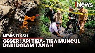 Fenomena Aneh Api Tiba-Tiba Muncul dari BawahTanah Bikin Geger Warga Banjarnegara