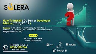 How To Install SQL Server Developer Edition 2014 20161719