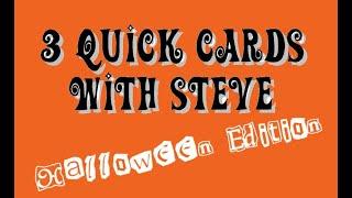 3 Quick Cards with ME - This Halloween is a little special as it falls on The Dark of the Moon