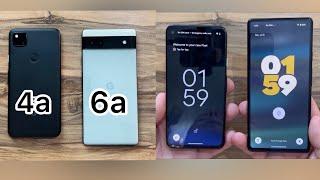 Google Pixel 4a vs Google Pixel 6a