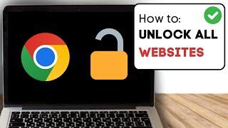 How To Unblock Websites On School Chromebook or Laptop - Easy Method 2024