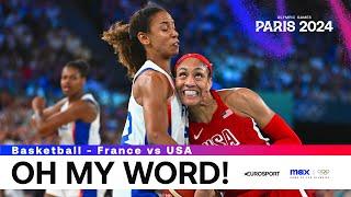 A REMARKABLE END TO A GAME ⏰  Womens Basketball - France vs USA  #Paris2024