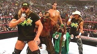 Great Khali Hornswoggle and The Boogeyman try to join DX