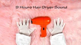 Hair Dryer Sound 267  Playing with a Fur  9 Hours White Noise to Sleep and Relax