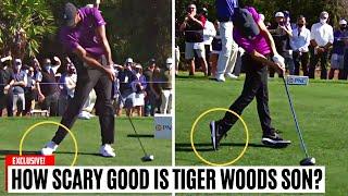 How SCARY Good Is Tiger Woods Son Charlie Woods Really…