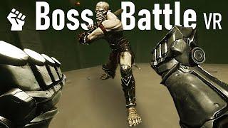 Boxing a Dark Souls boss in VR