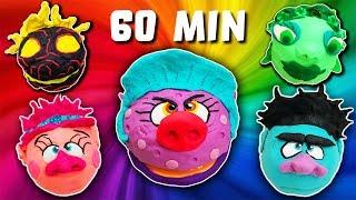 Play-Doh Drill N Fill Compilation Hour Long 60 Min Trolls Poppy Moana Bergen Chef Ursula