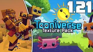 Tooniverse 1.21 Texture Pack Download & Install Tutorial