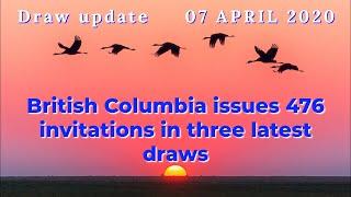 Breaking News British Columbia issues 476 invitations in three latest draws Still need more in 2020