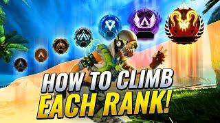 HOW TO CLIMB EACH RANK & ESCAPE YOUR ELO Apex Legends Tips & Tricks to Climb Every Rank 2023