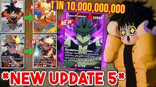 NEW UPDATE 5 Anime Card Battle is Amazing You Can Evolve Your OWN CARDS? AND GET STRONGER