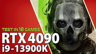 RTX 4090 + i9-13900K  Test in 18 Games  1440p 4K