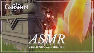 ASMR  ¿Jugamos juntos a Genshin Impact? ️ Binaural