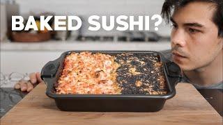 Sushi Bake Recipe 3 Ways Kani Fresh Crab Spicy Tuna