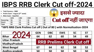 IBPS RRB Clerk Prelims Cut off 2024  IBPS RRB Clerk Cut off 2024  IBPS Clerk Cut off 2024  IBPS