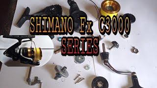 STEP BY STEP  ASSEMBLE & DISASSEMBLE REEL  SHIMANO FX C3000 SERIES