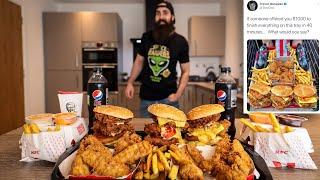 THE IF I OFFERED YOU $1000 KFC CHALLENGE  BeardMeatsFood