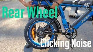 Clicking noise coming from the rear wheel on my ebike Easy Fix