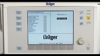 Dräger Fabius plus XL - Daily checkout procedure