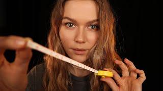 ASMR Measuring Everything on Your Face Soft Spoken Personal Attention