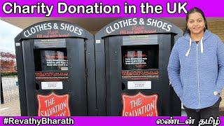 Charity Donation UK  Food & Clothes donation to charity  London Tamil Vlogs  UK Tamil Vlogs