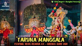 LUAR BIASA.. Reog TARUNA MANGGALA SMPN 1 Bungkal _ Festival Reog Remaja XX Grebeg Suro 2024