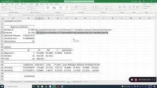 Regression Method of Forecasting Using Microsoft Excel