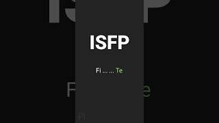 Как определить когнитивные функции ISFP