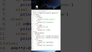 Как решить линейное и квадратное уравнение в Python?