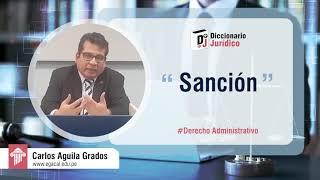 ¿Qué es la SANCIÓN ADMINISTRATIVA?  Derecho Administrativa  Diccionario Jurídico 45