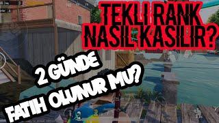 FATİHE ADIM ADIM  SOLO RANK KASMA TAKTİKLERİ TEKLİ ÜŞN FATİH NASIL OLUNUR PUBG MOBİLE #c6s17pubgm