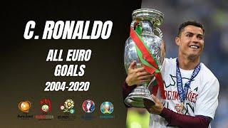 Cristiano Ronaldo - All 14 Euro Goals 2004-2020