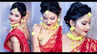 Gaye Holud Makeup  Dress & Jewellery Tips  Piyali Ghosh  Step By Step Tutorial 2018