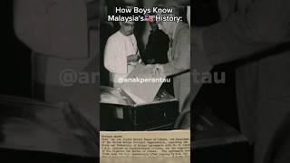 How Boys vs Men Know Malaysias History #malaysia #history #shorts #sejarah #viral #trending