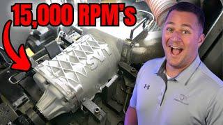 Testing a Roush Supercharger 15000 RPM