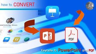 วิธีแปลง Keynote เป็น PDF และ PowerPoint ผ่าน Browser Convert Keynote to PDF and PowerPoint