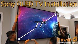 Sony A80L OLED TV Installation